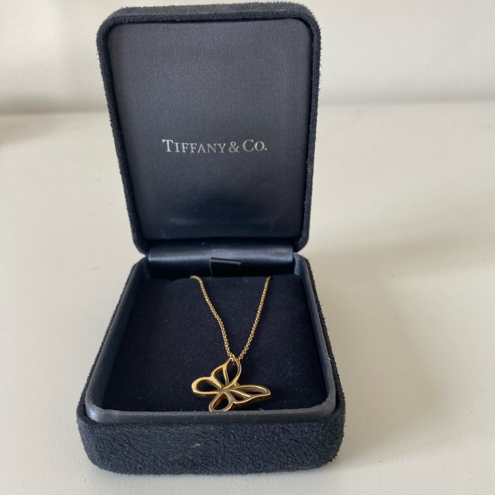 Tiffany & Co. Butterfly Pendant 18k Gold